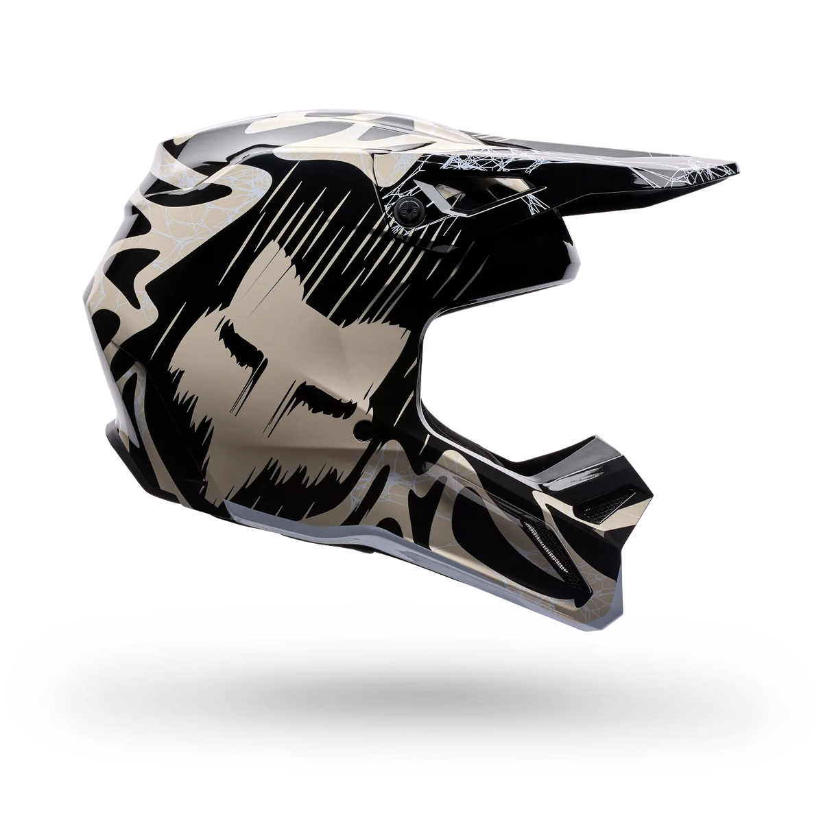 Casco Moto V1 Diffuse SE Negro Fox