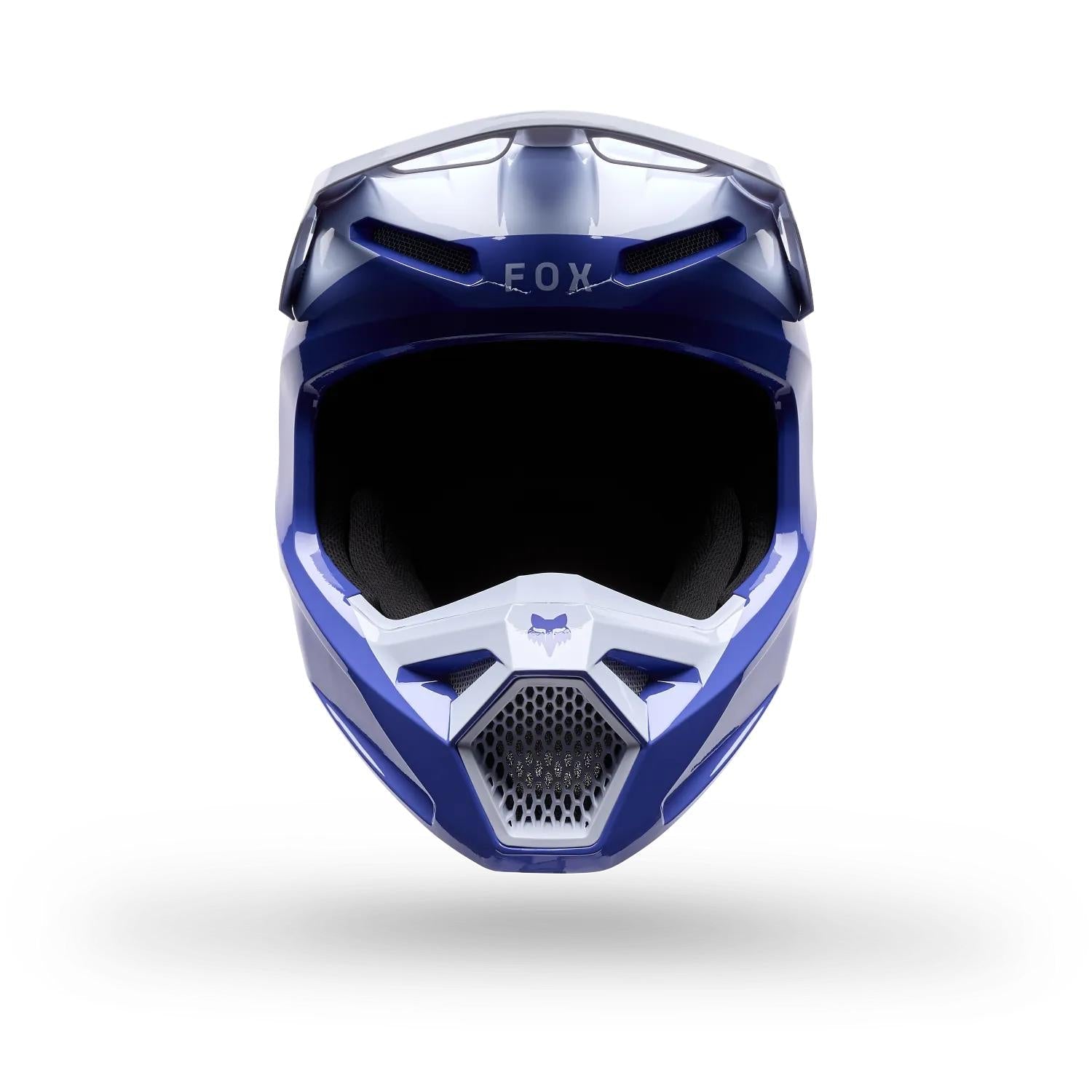 Casco Moto V1 Noble Morado Fox