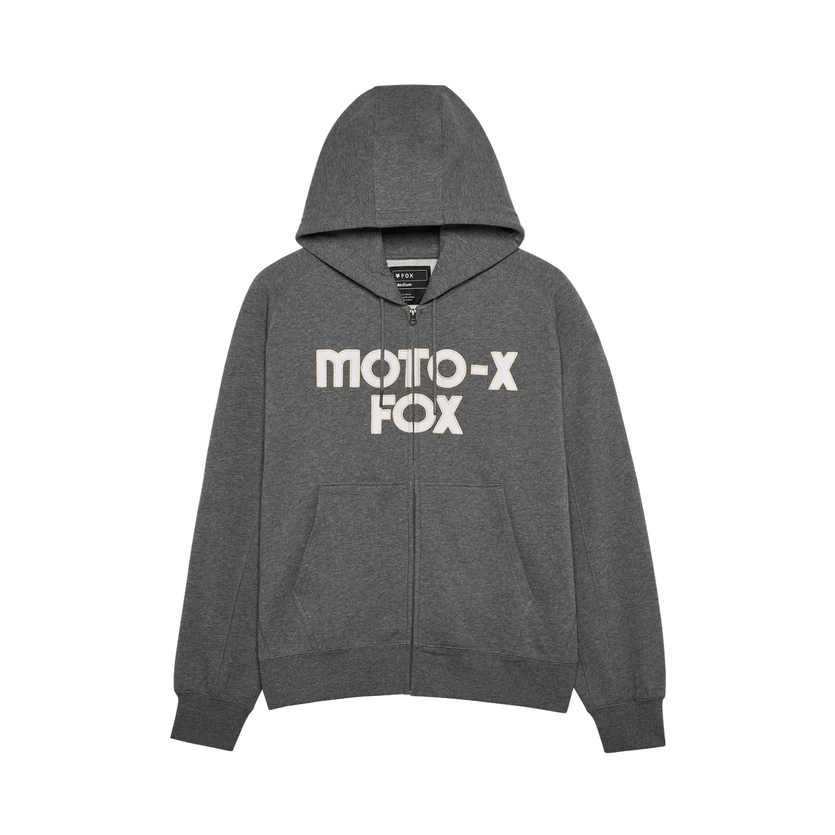 Poleron Lifestyle Moto X Oversized ZIP Gris Fox