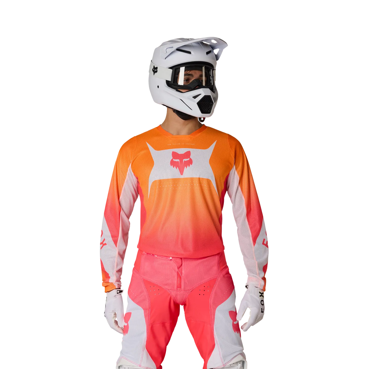 Polera Moto 180 Air Taper Naranjo Fox