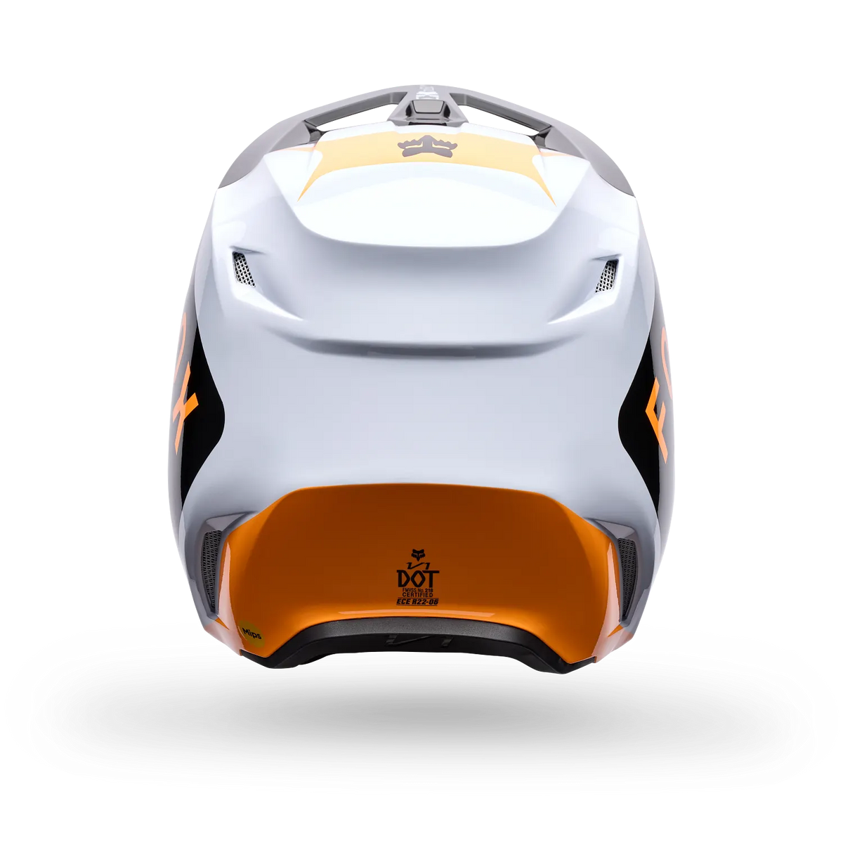 Casco Moto V1 Noble Negro/Blanco Fox