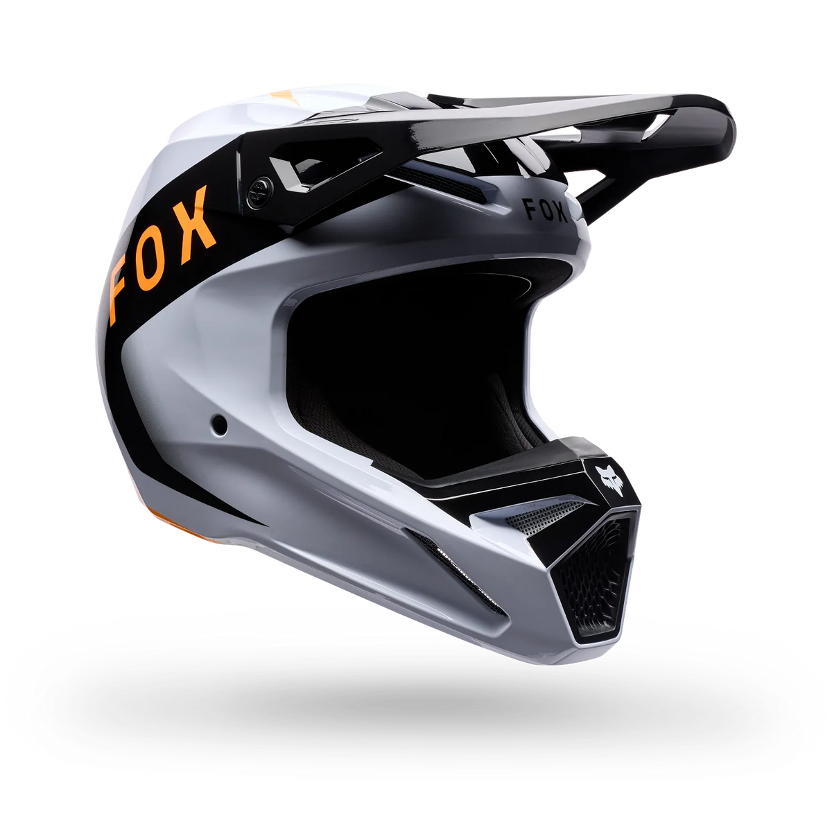 Casco Moto V1 Noble Negro/Blanco Fox