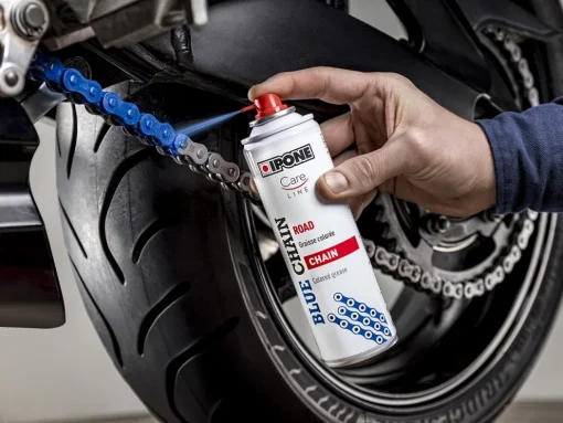 Aceite Lubricante Cadena Moto 250 ml Azul Ipone