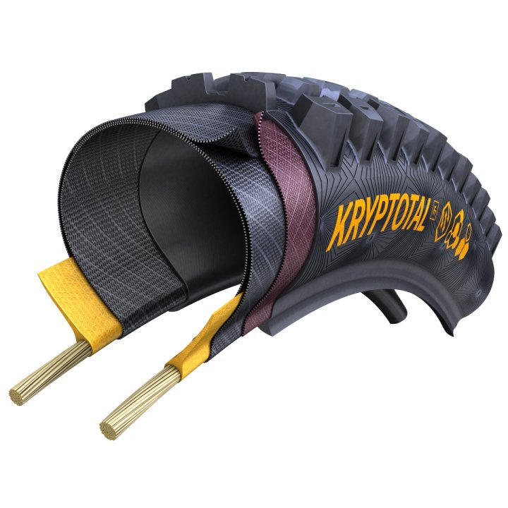 Neumatico Bicicleta DH/Enduro Kryptotal-F 27.5x2.4 Negro Continental