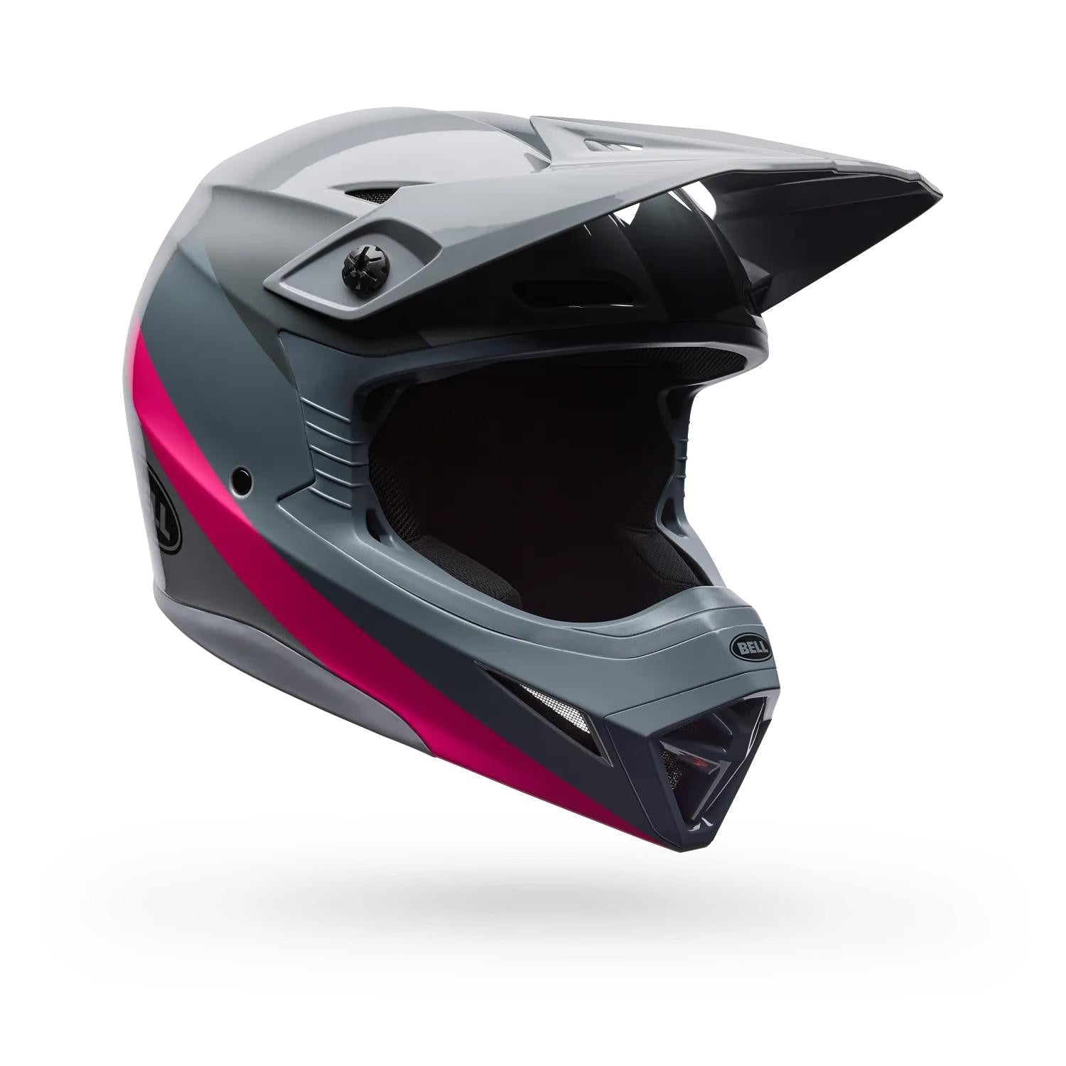Casco Moto MX-10 Mips Aviator Gris/Rosado Bell