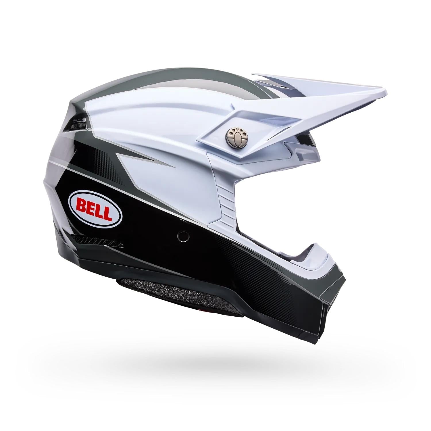 Casco Moto Moto-10 Falcon Mips Blanco/Negro Bell