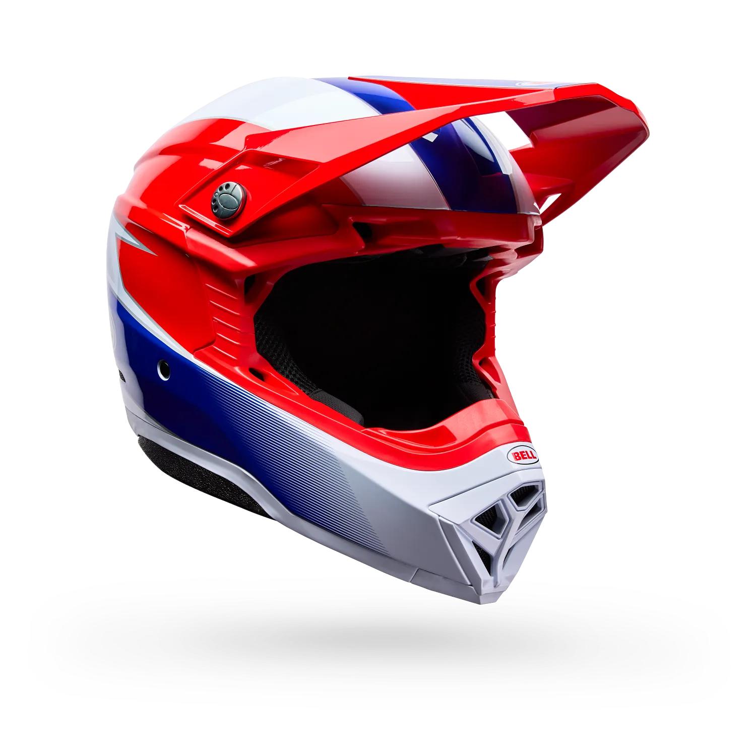 Casco Moto Moto-10 Falcon Mips Rojo/Blanco Bell