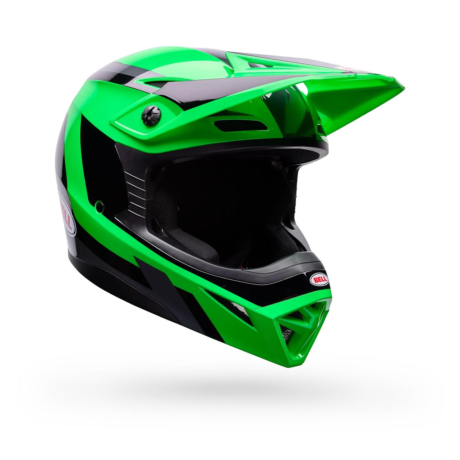 Casco Moto MX-10 Mips Dyno Verde/Negro Bell