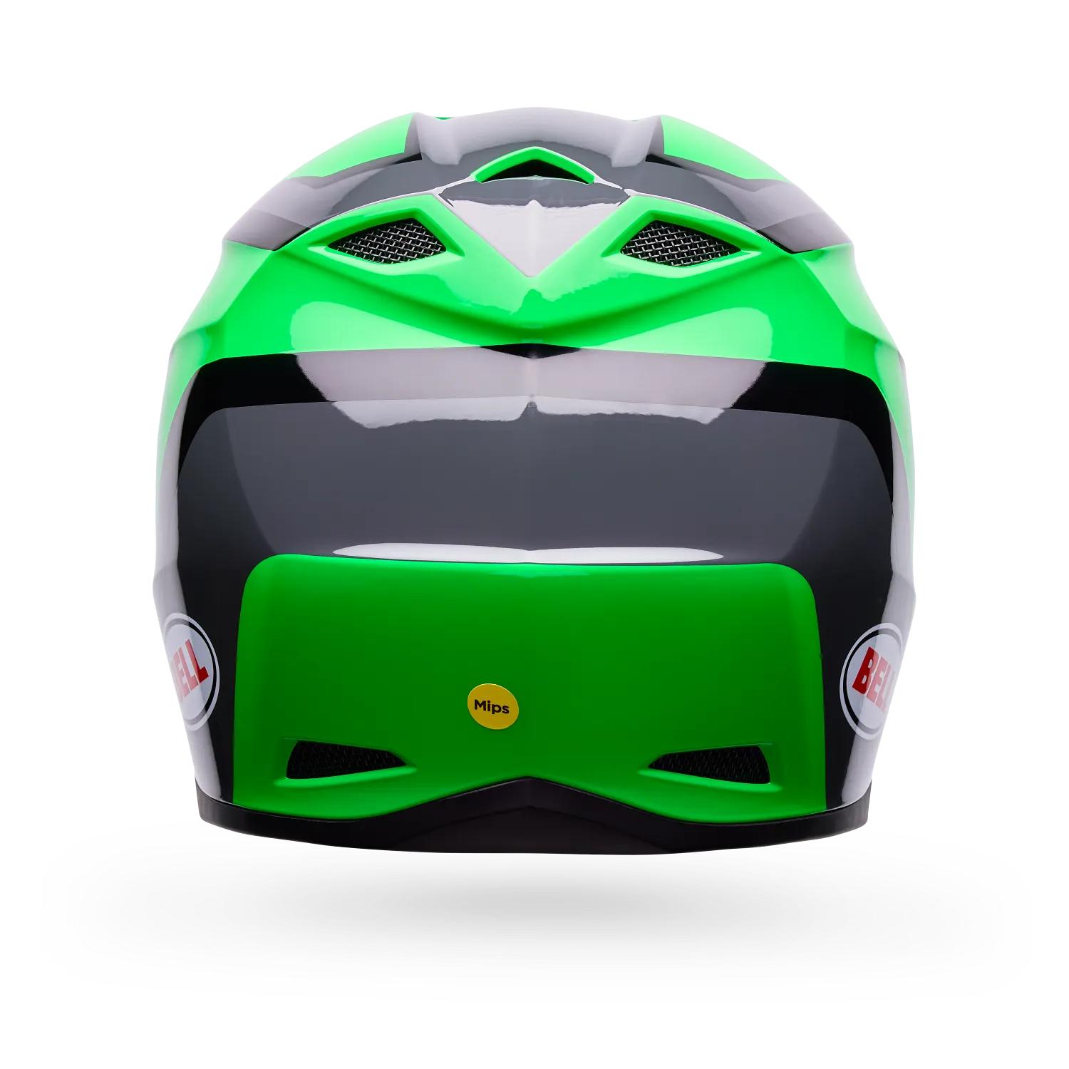 Casco Moto MX-10 Mips Dyno Verde/Negro Bell