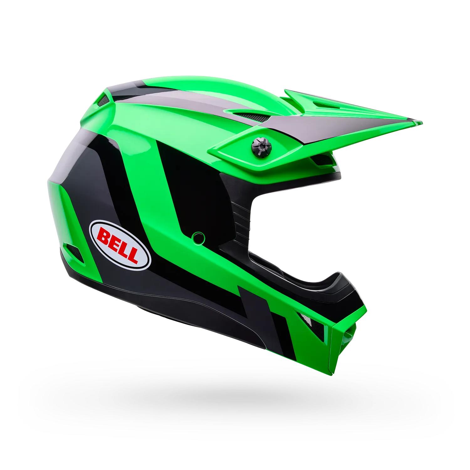 Casco Moto MX-10 Mips Dyno Verde/Negro Bell