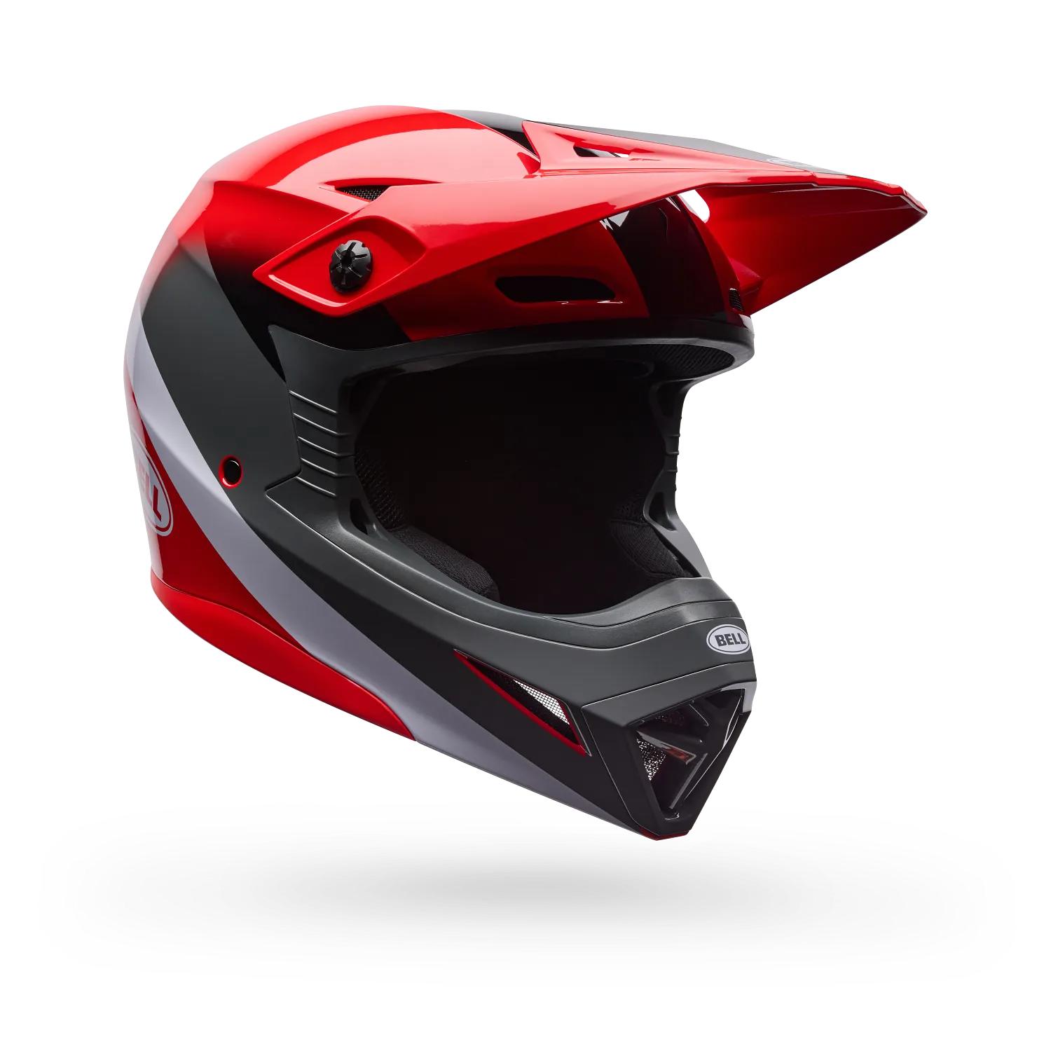 Casco Moto MX-10 Mips Aviator Rojo/Negro Bell