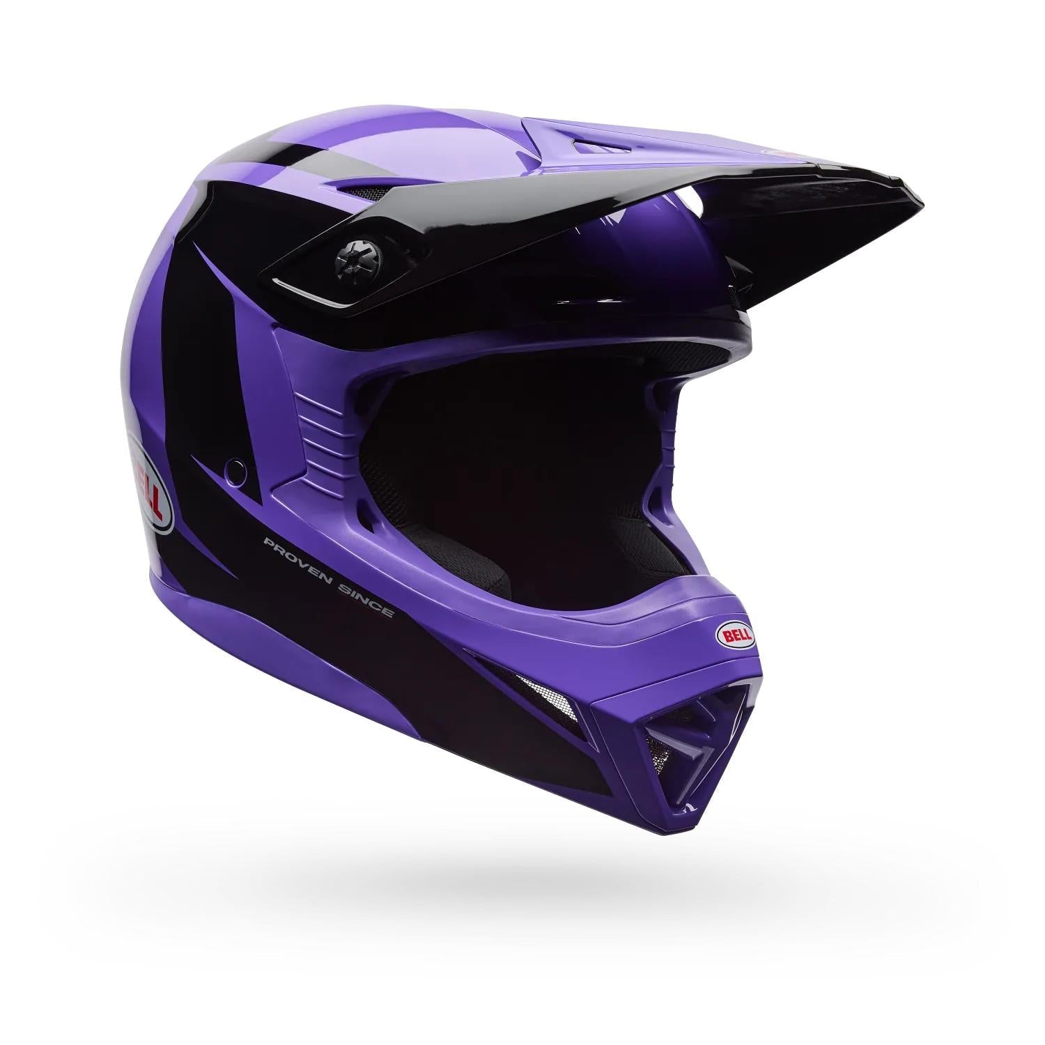 Casco Moto MX-10 Mips Talon Morado Bell