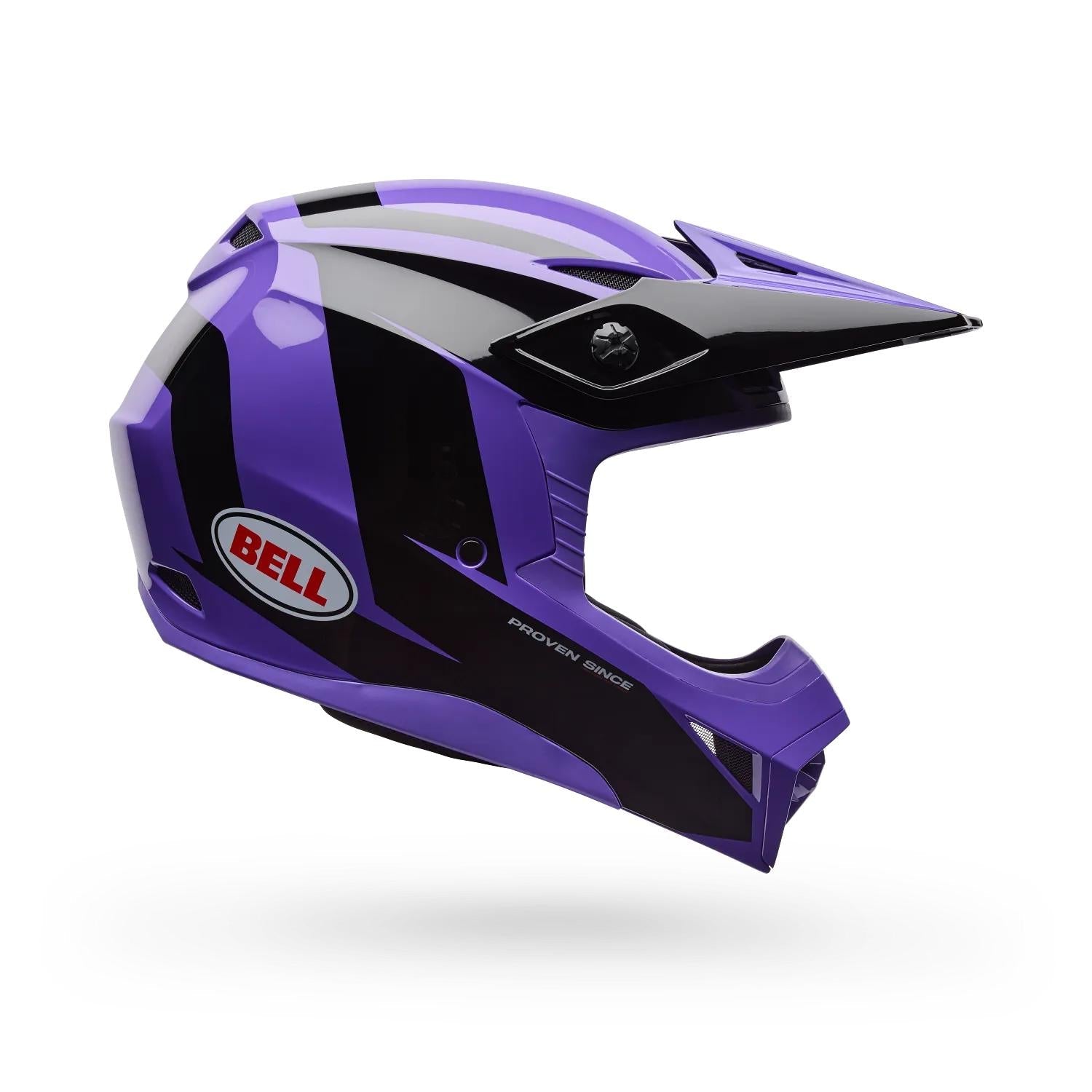Casco Moto MX-10 Mips Talon Morado Bell