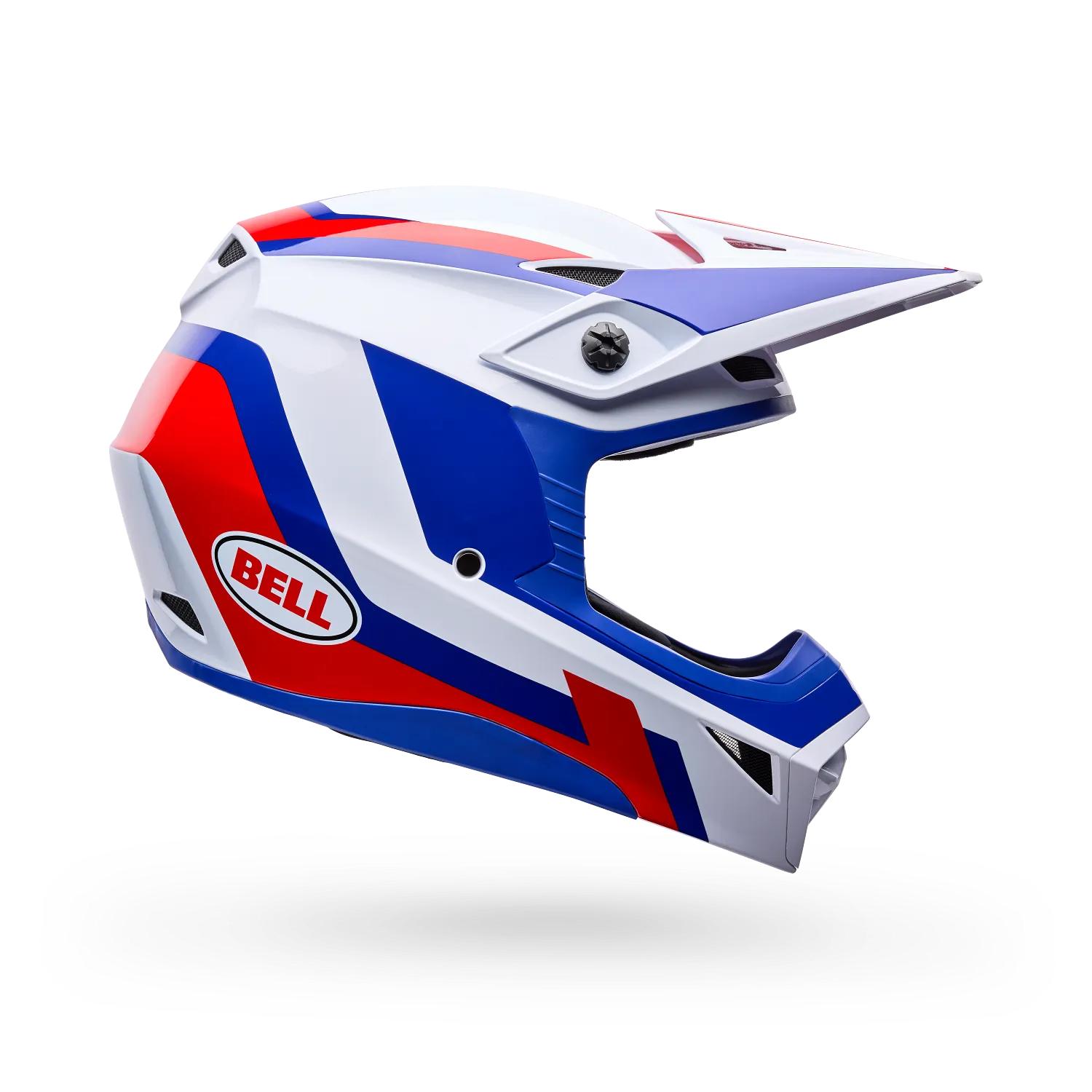 Casco Moto Niño MX-10 Mips Dyno  Rojo/Blanco Bell