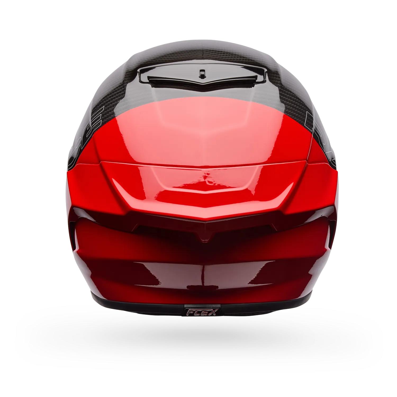 Casco Moto Calle Race Star DLX Flex Strike Rojo/Negro Bell
