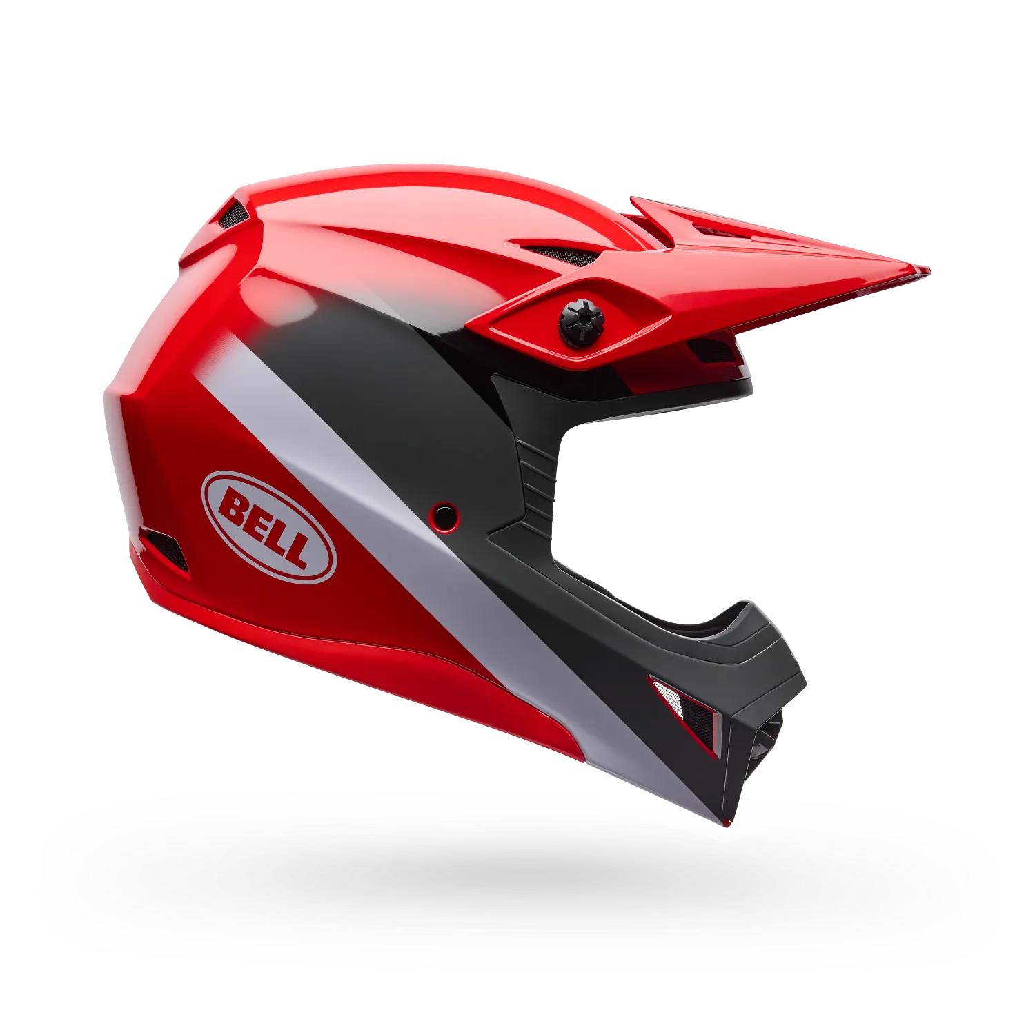 Casco Moto Niño MX-10 Mips Aviator  Rojo/Negro Bell