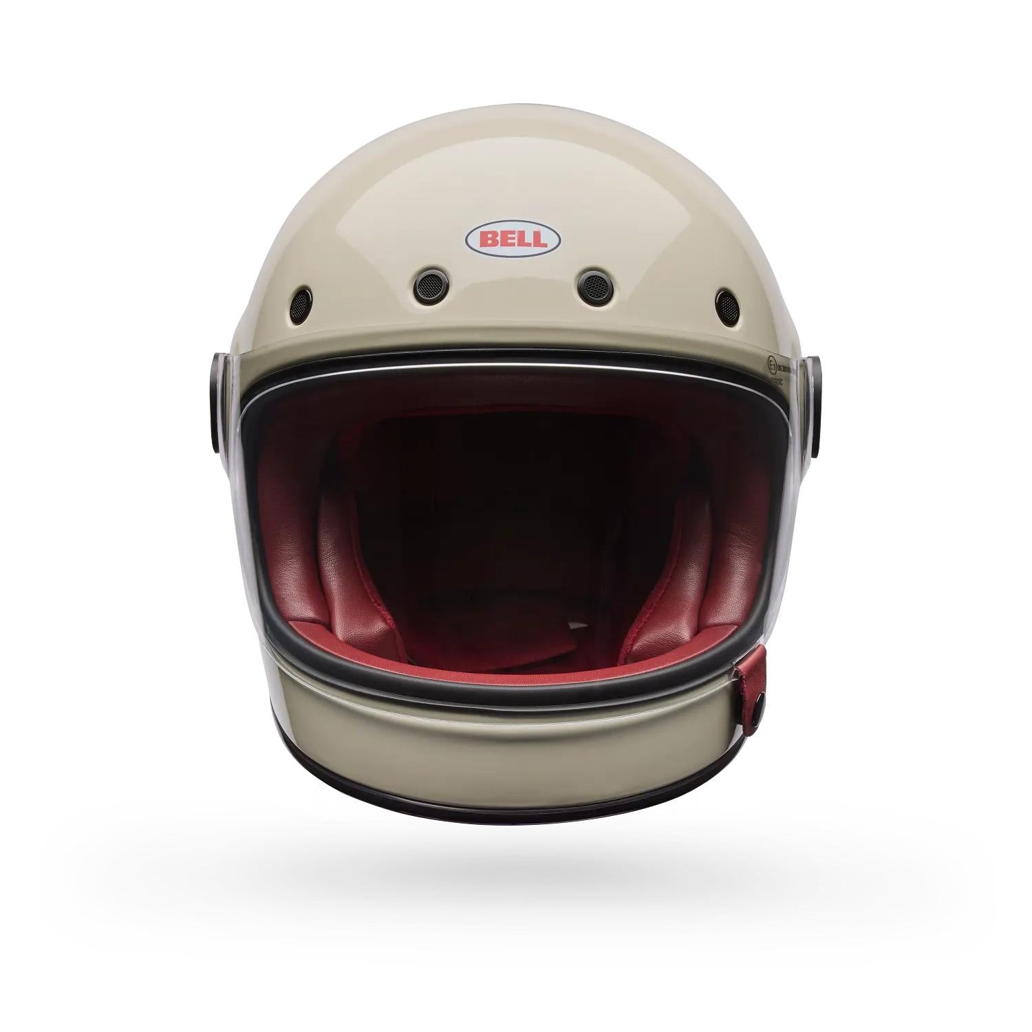 Casco Moto Calle Bullitt GT Solid Blanco Crema Bell