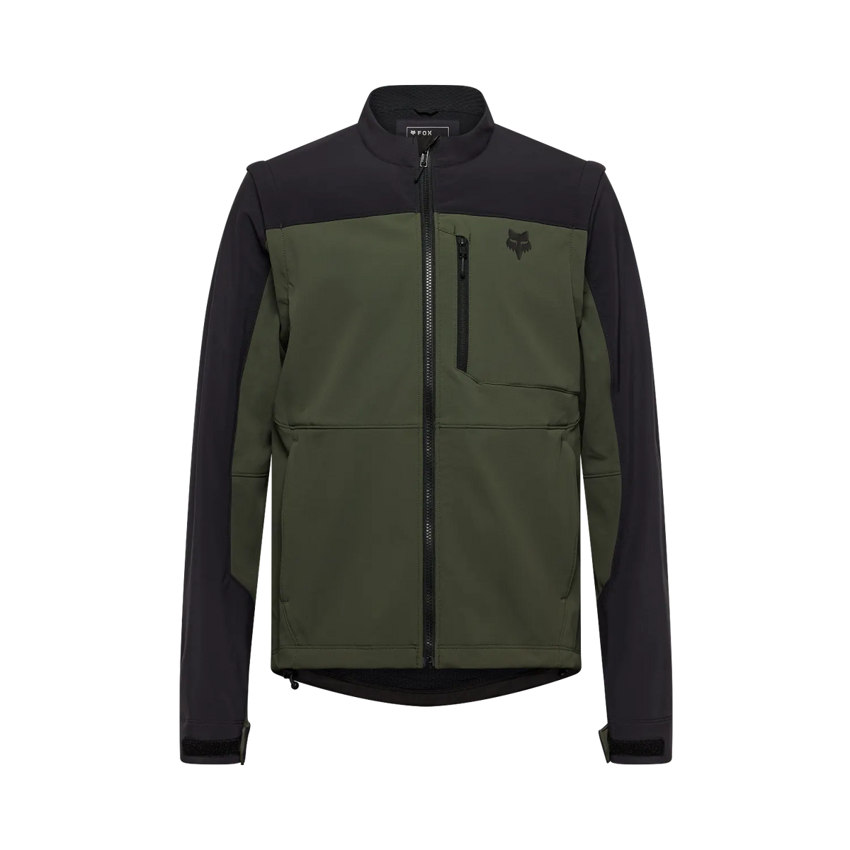Chaqueta Moto Ranger Softshell Off-Road Verde Fox