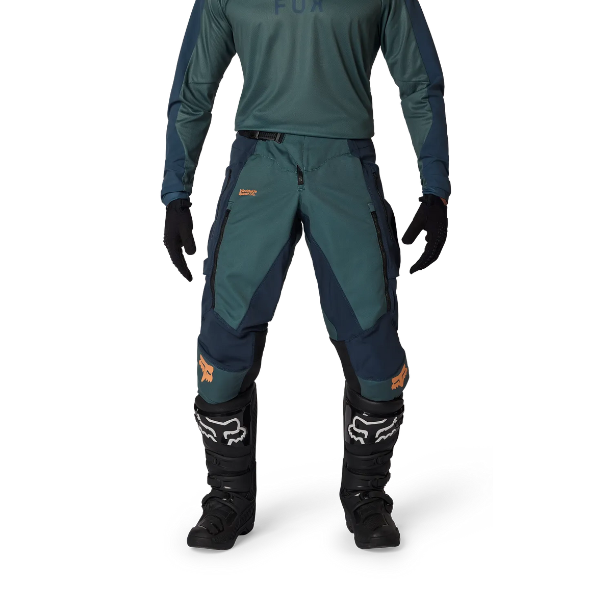 Pantalon Moto Ranger Off-Road Verde Fox