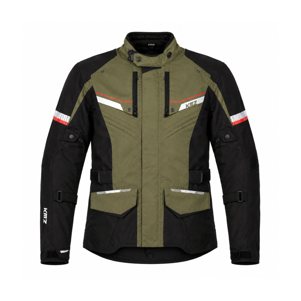 Chaqueta Moto Calle Atlantic Verde/Negro KMZ