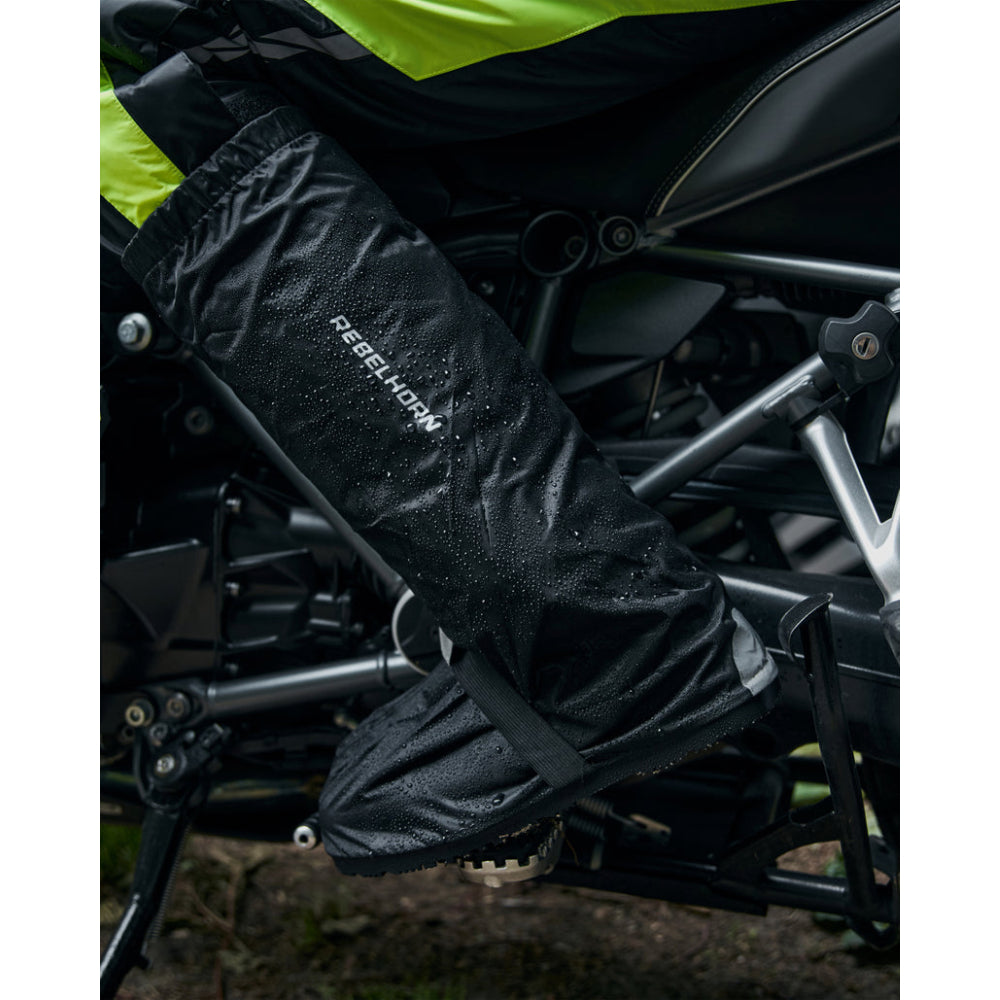 Cubre Botas Moto Calle Thunder Negro RebelHorn