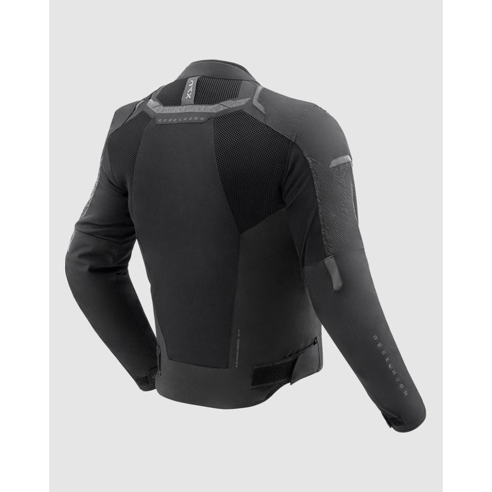 Chaqueta Moto Calle Jax Negro RebelHorn