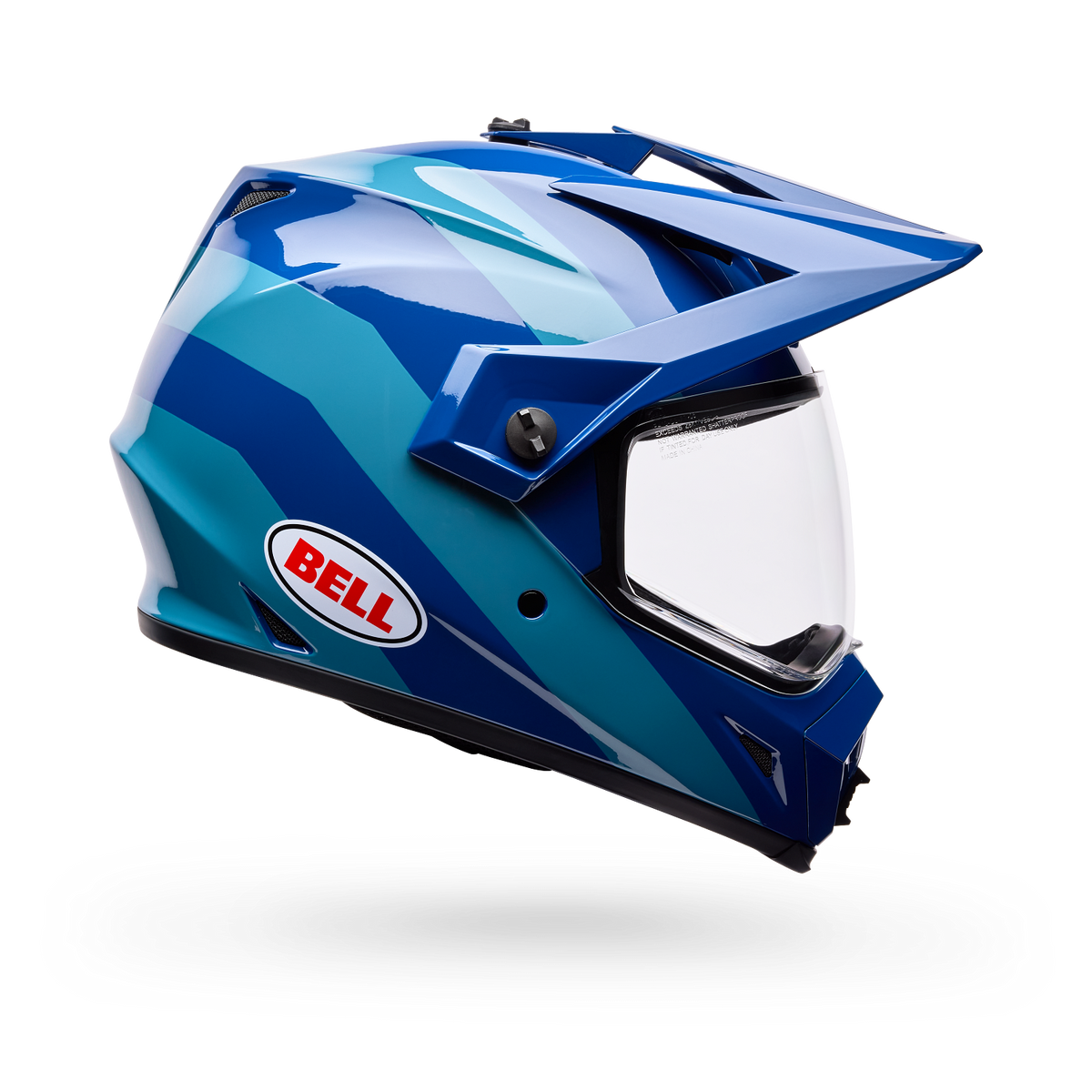 Casco Moto Calle MX-9 ADV Motion Azul Bell
