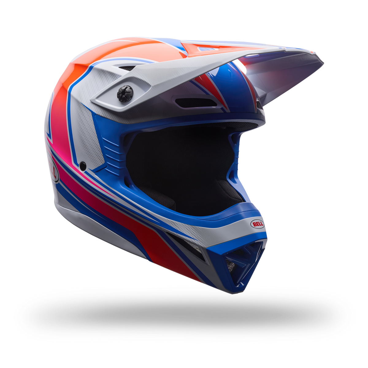 Casco Moto Mx-10 Mips Speedway Blanco/Azul Bell