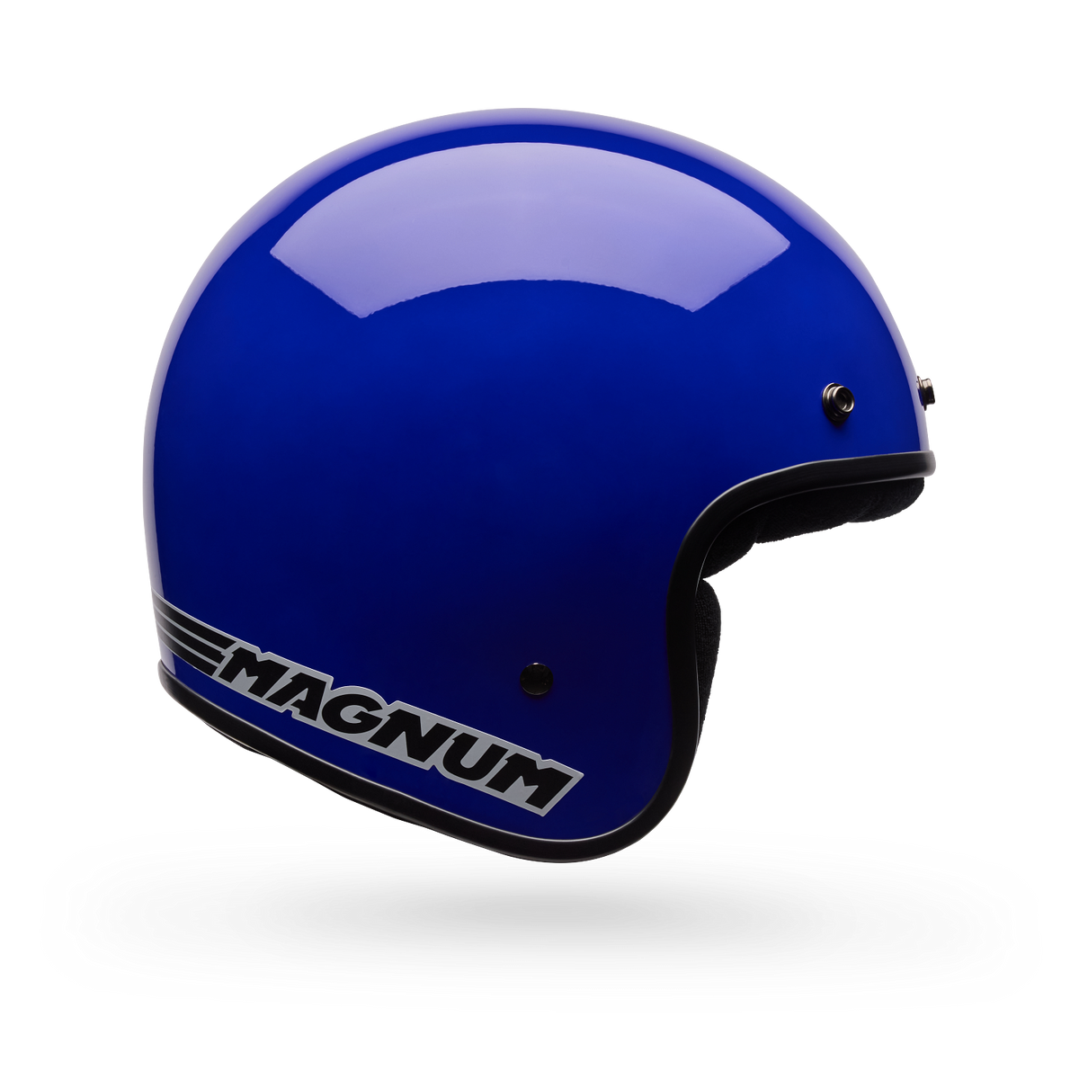 Casco Moto Calle Magnum Solid Azul Bell