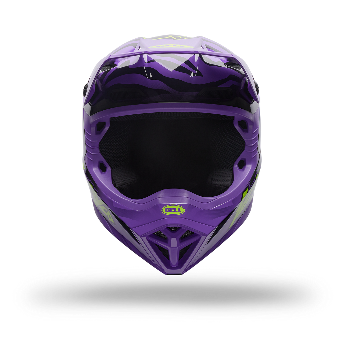 Casco Moto Mx-10 Mips Amber Negro/Morado Bell