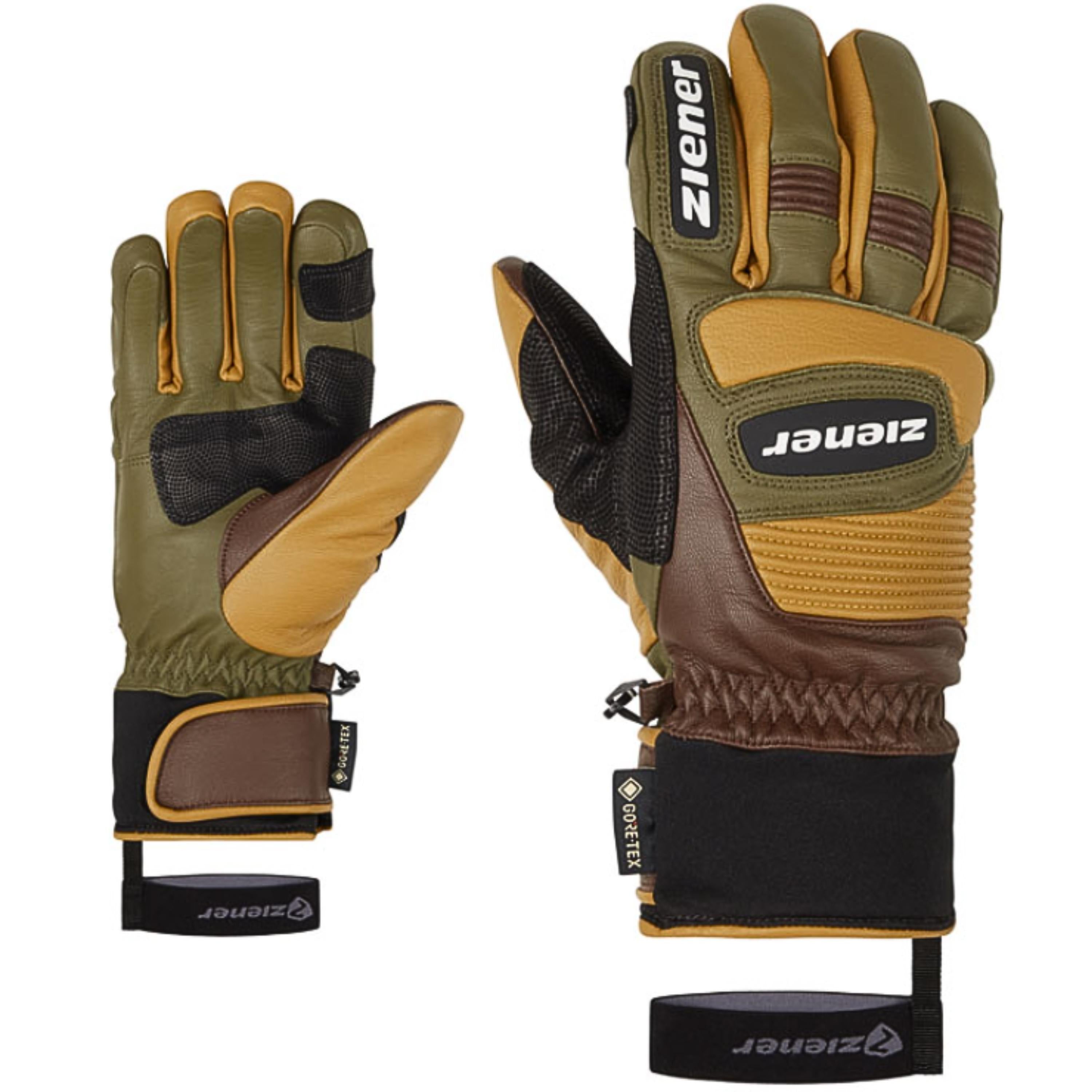 Ziener Guante Guard GTX + GORE GRIP PR Dark Brown