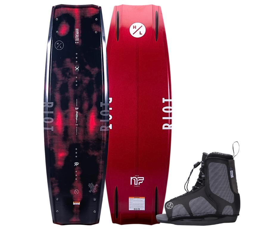 Hyperlite Wakeboard Riot Bio 139 con Bota Remix 7-10.5