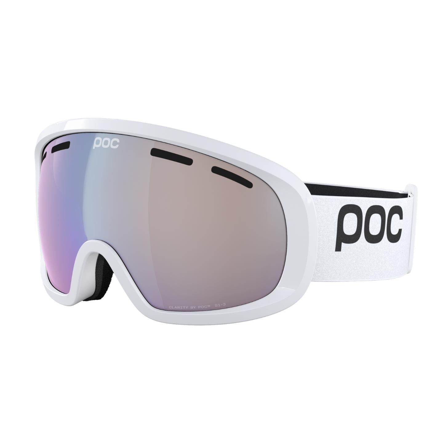 Poc Antiparras Fovea Mid Photochromic Blanca/Changeable Sky Blue