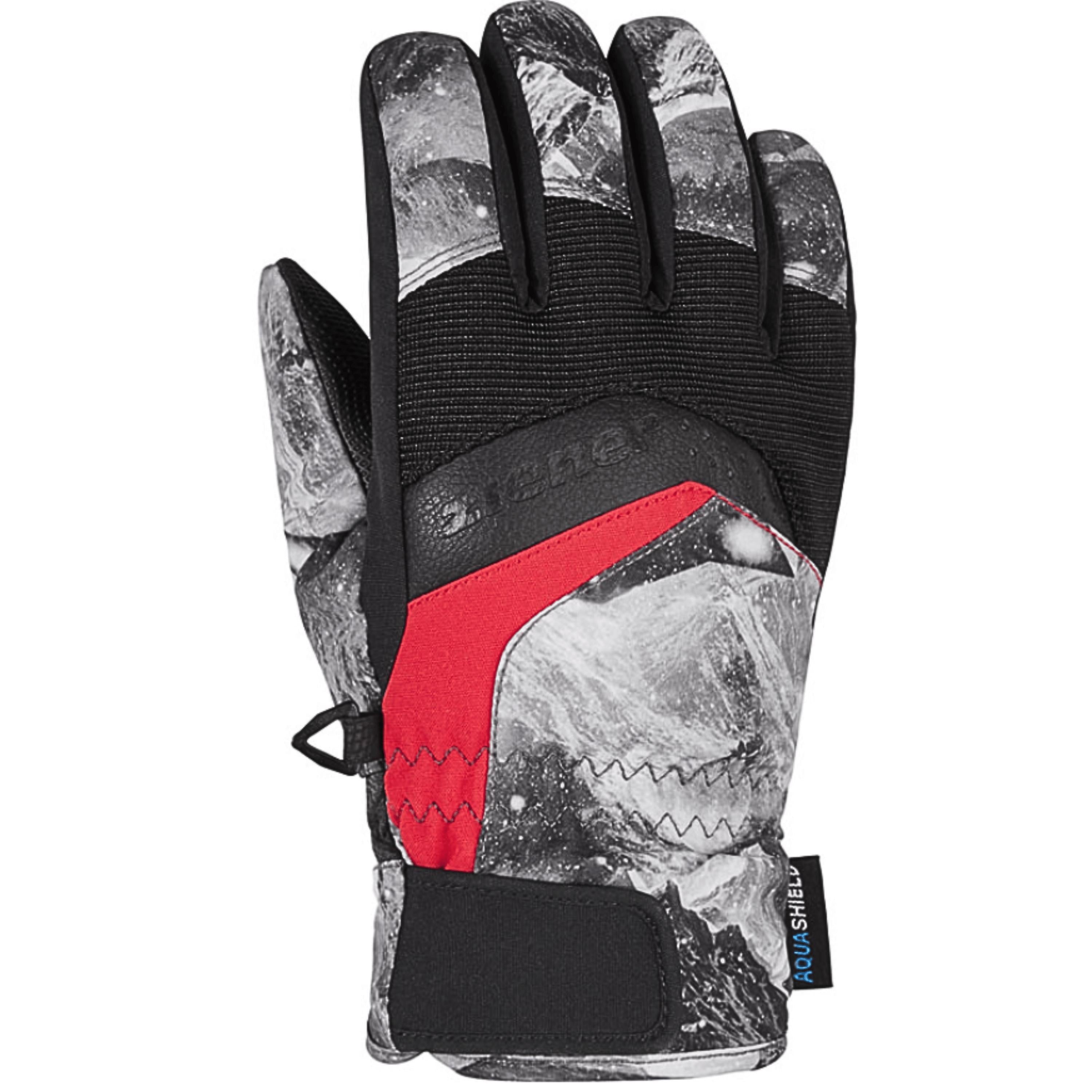 Ziener Guante Labino AS® Junior Grey Mountain Print