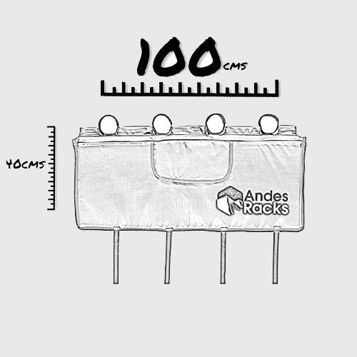 Pad para camioneta 2 a 6 bicicletas - AndesRacks