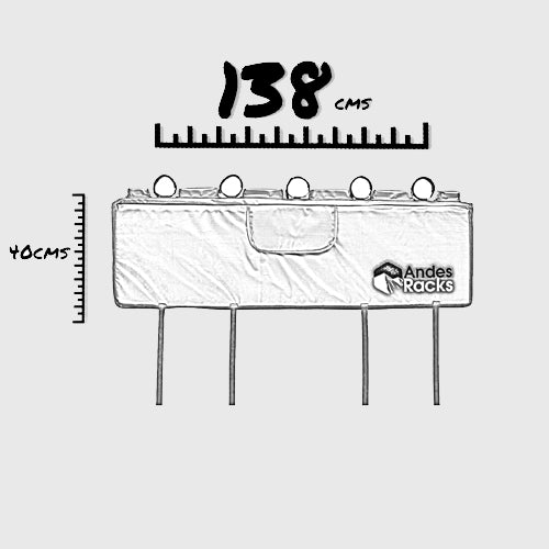 Pad para camioneta 2 a 6 bicicletas - AndesRacks