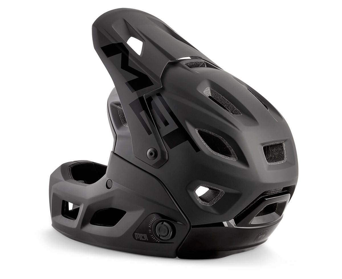 Casco Met Parachute MCR Mips CE Black Matt Glossy