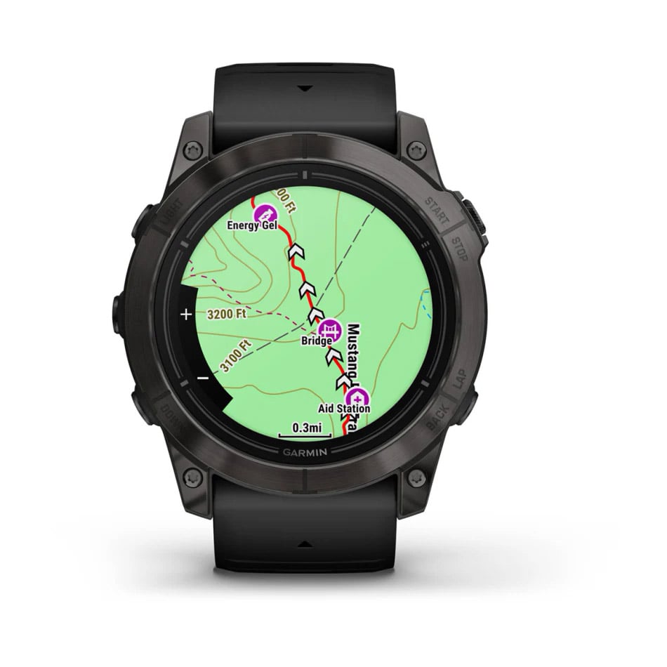 Garmin Epix™ Pro (Gen 2) – Sapphire | 51 mm Carbon Gray DLC Titanium with Black Band - Rideshop