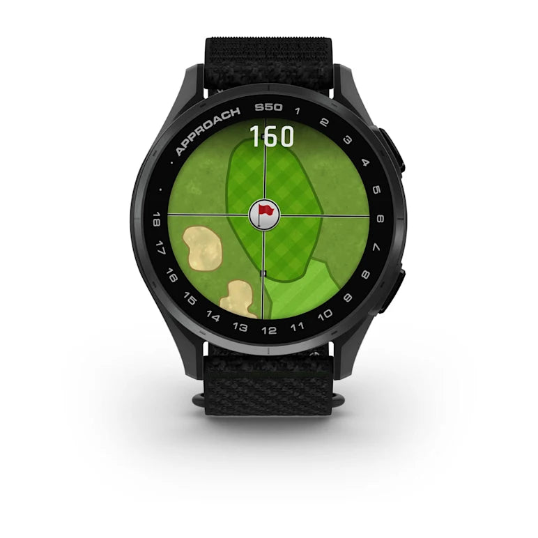 Garmin Approach S50 — Reloj Gps para Golf 43 Mm con Correa de Nylon