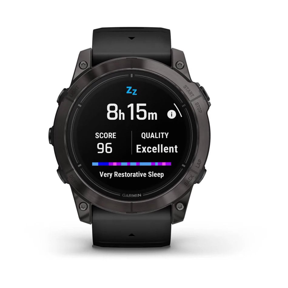 Garmin Epix™ Pro (Gen 2) – Sapphire | 51 mm Carbon Gray DLC Titanium with Black Band - Rideshop