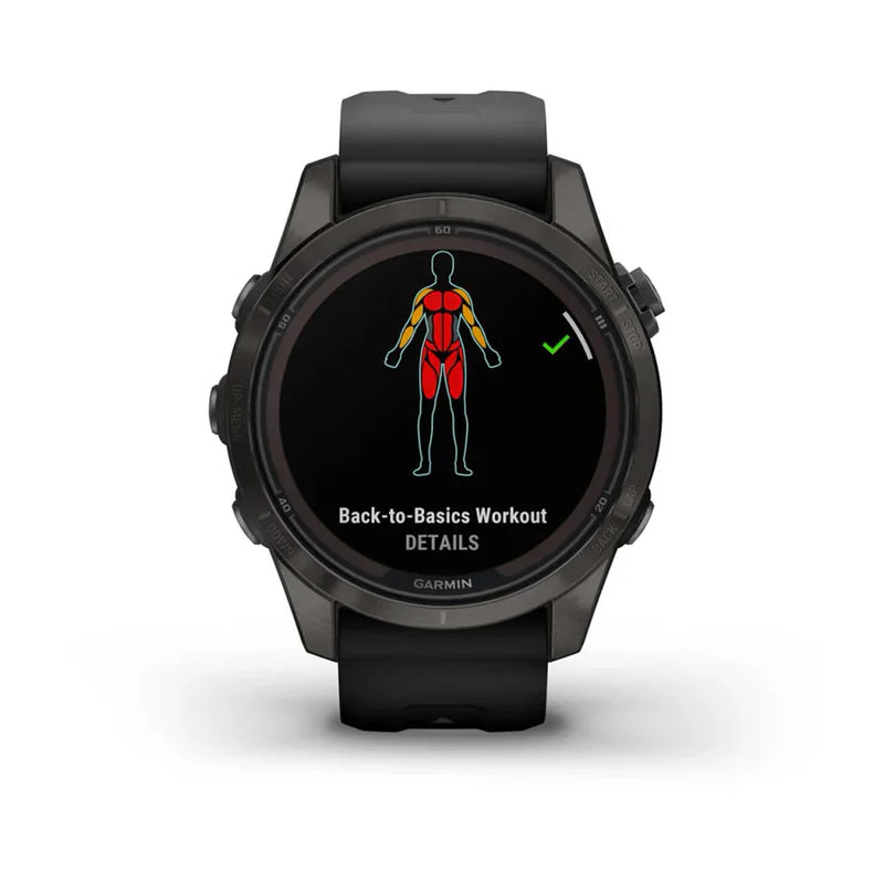 Smart Watch fēnix® 7S Pro Garmin – Sapphire Solar Edition - Rideshop