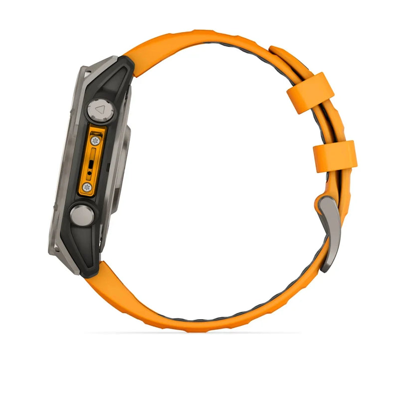 Smart Watch fēnix® 8 Garmin – 47mm Amoled Sapphire Spark Orange - Rideshop