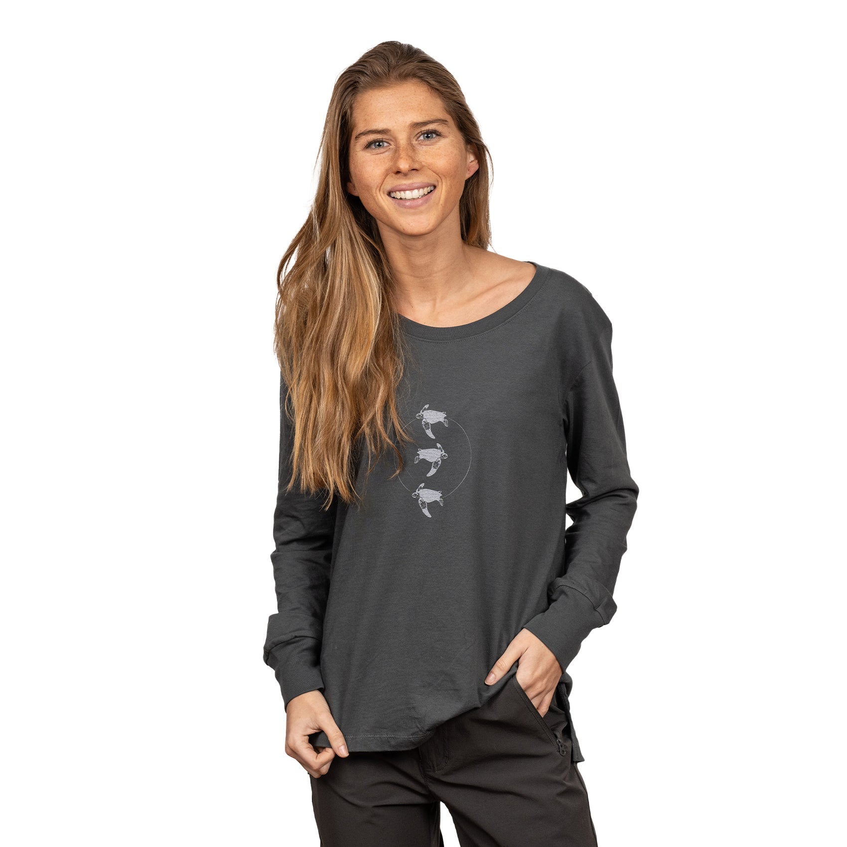 Polera mujer manga larga Tortuga Laúd Atakama Outdoor - Rideshop