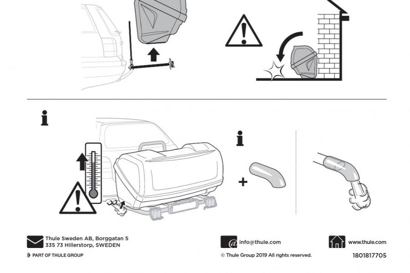 Thule Porta Equipaje Back UP 900 - Rideshop