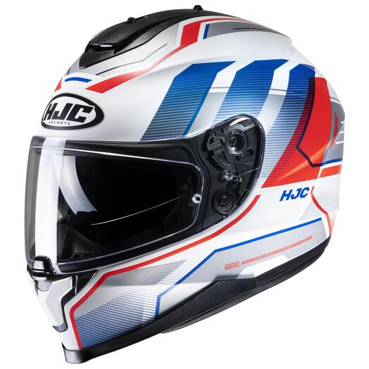 HJC Casco C70 Nian MC21SF Blanco/Azul/Rojo - Rideshop