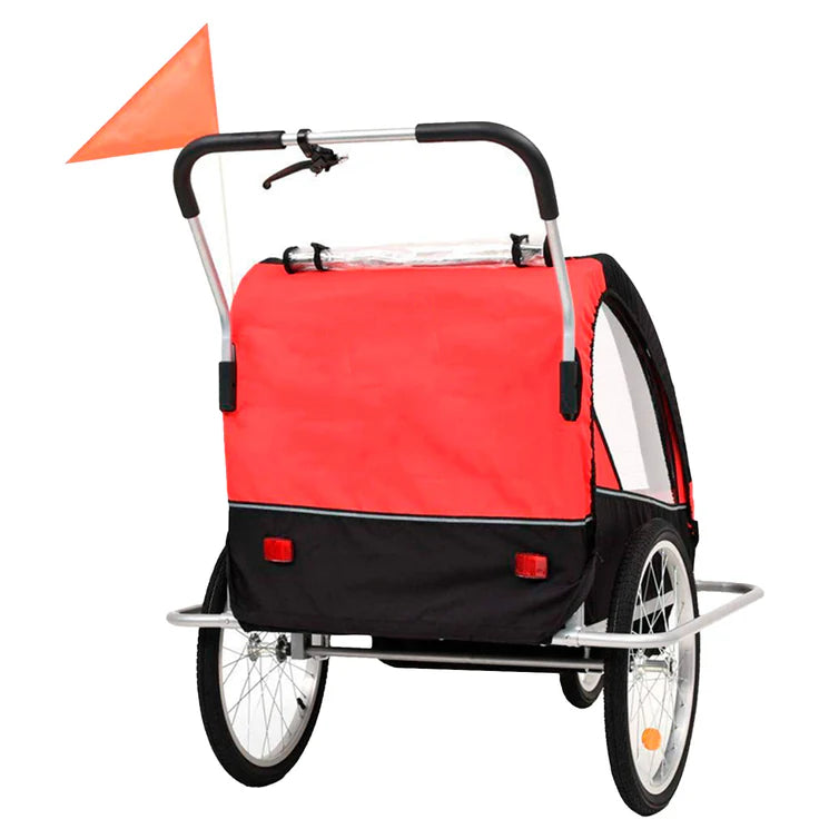 Carro Arrastre Trailer para Bicicletas 2 Niños BeRide
