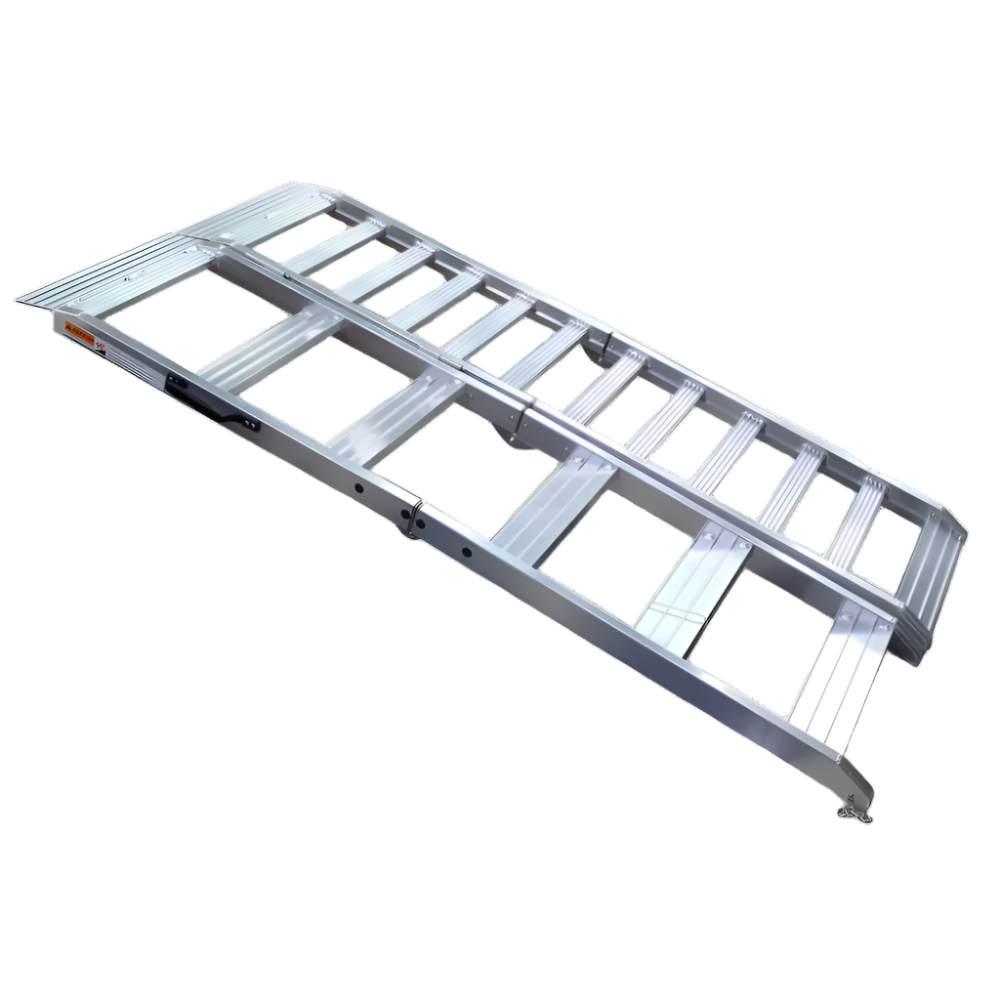 Rampa Trailmax Dual Plegable de Aluminio con Escalera Lateral