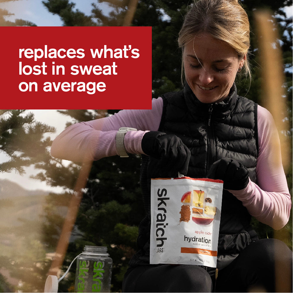 Skratch Labs Hydration Sport Drink Mix Sidra de Manzana – Bolsa 440 g (20 porciones) - imagen 3