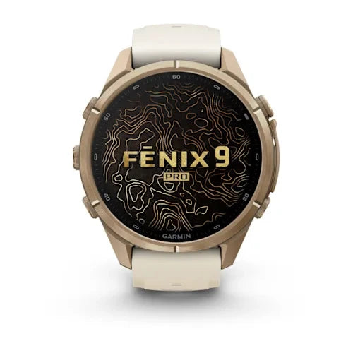 Smart Watch Garmin Fénix 9 Pro 43mm AMOLED Cream Gold