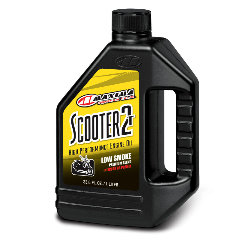 Aceite De Motor Scooter 2T Inyección O Premix 1 Litro Maxima Racing Oils